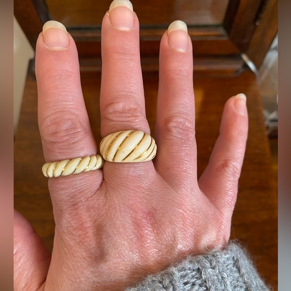 Carved Ivory with 14k gold accents - Picture 8 of 9